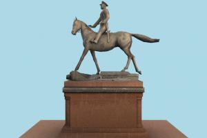 Monument Jukov statue, sculpture, art, stone, tourism, monument, structure, horse
